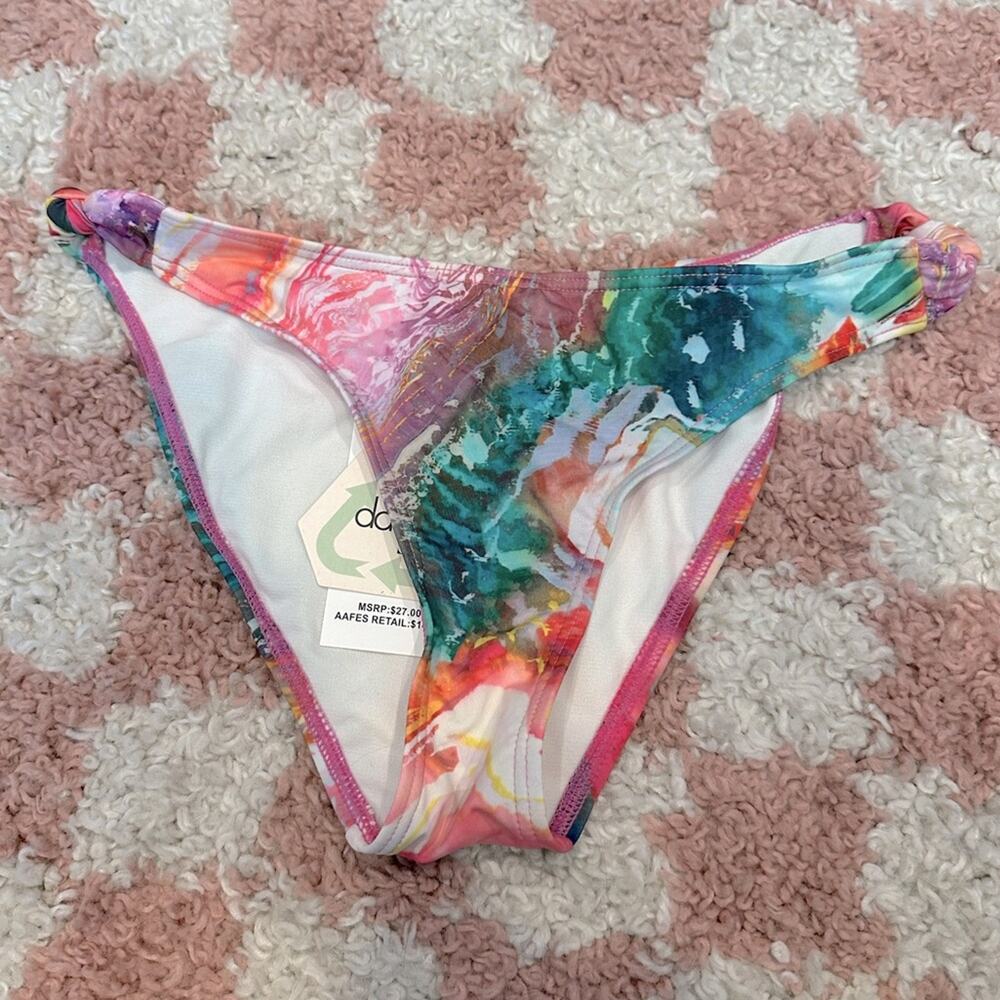 NWT Damsel Swim Eco Tidal Wave Swim Cheeky Bikini Bottom